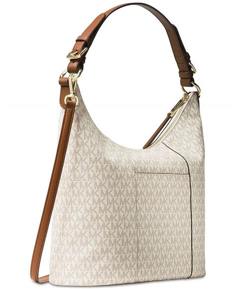 michael kors lupita large hobo vanilla|Michael Kors Lupita Large Hobo Vanilla .